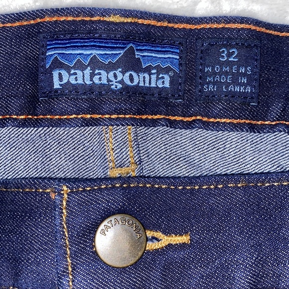 Patagonia Women’s Blue Jeans, 98% Organic Cotton size 32 Slim - Picture 6 of 13